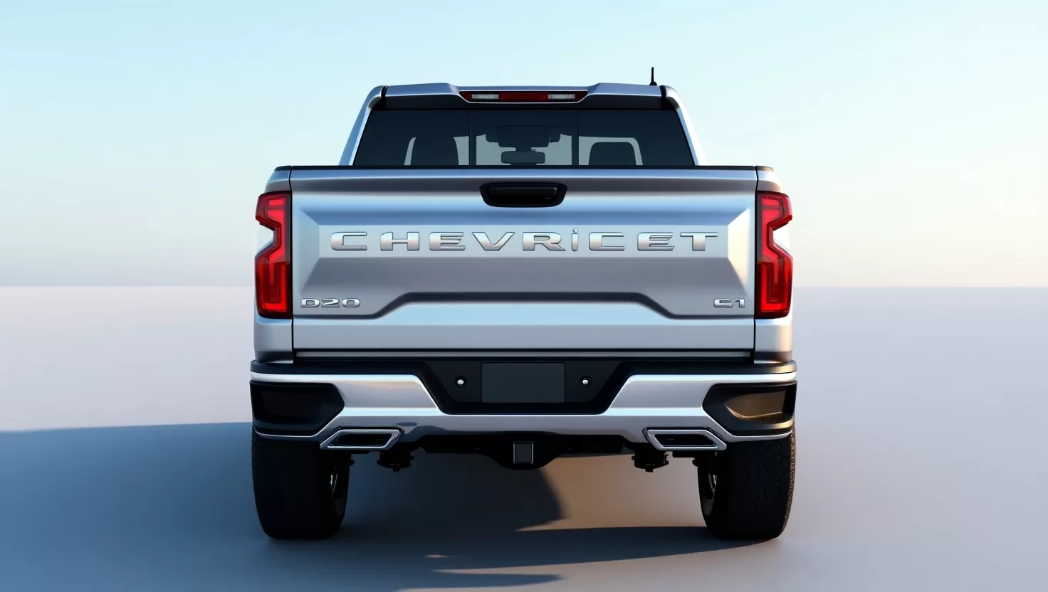 Nova Chevrolet D20 2025? Preço Revelado, Ficha Técnica e Detalhes da Picape Chevrolet D20 2025 Traseira