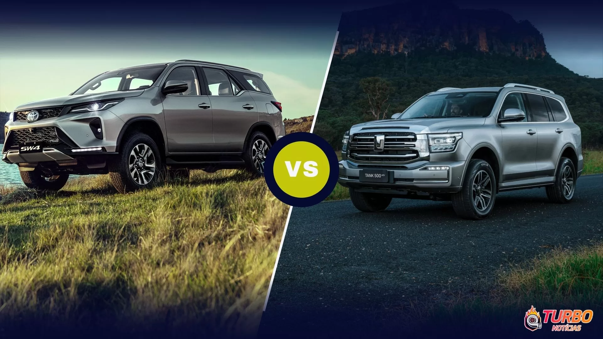 GWM Tank 500 Chega ao Brasil em 2026: Conheça o Novo SUV Toyota SW4 vs GWM Tank 500