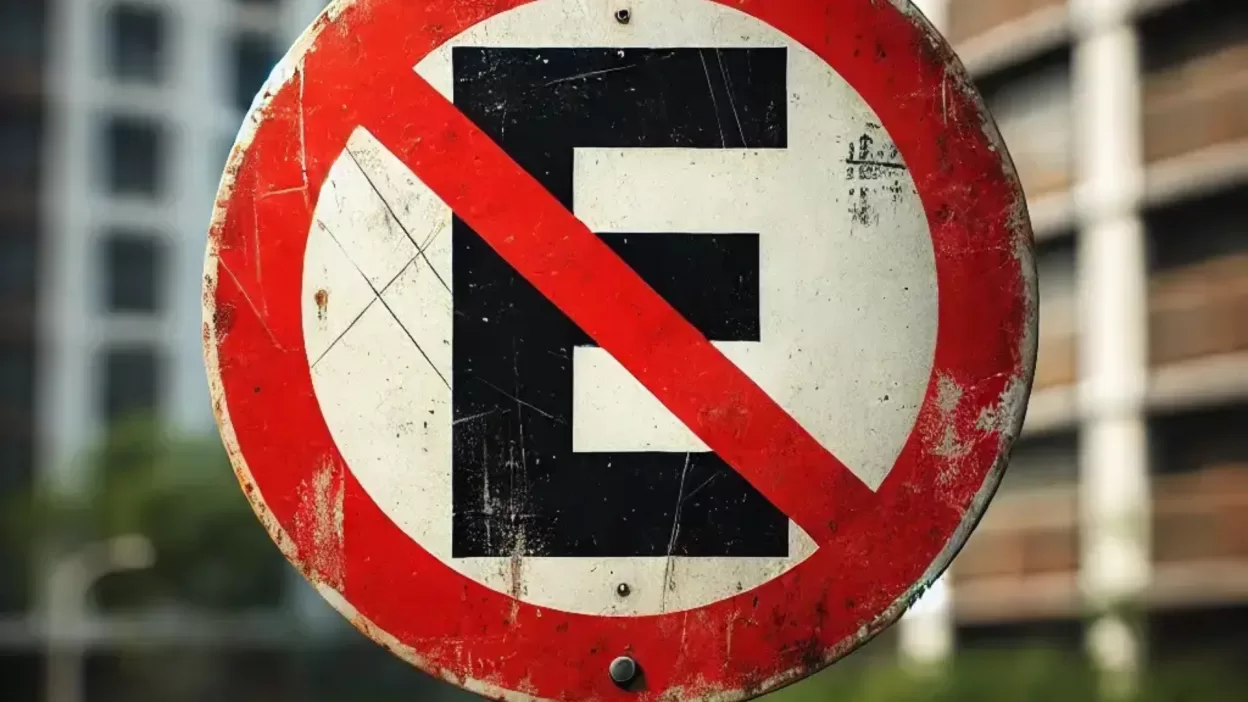 Multa por estacionar em local proibido