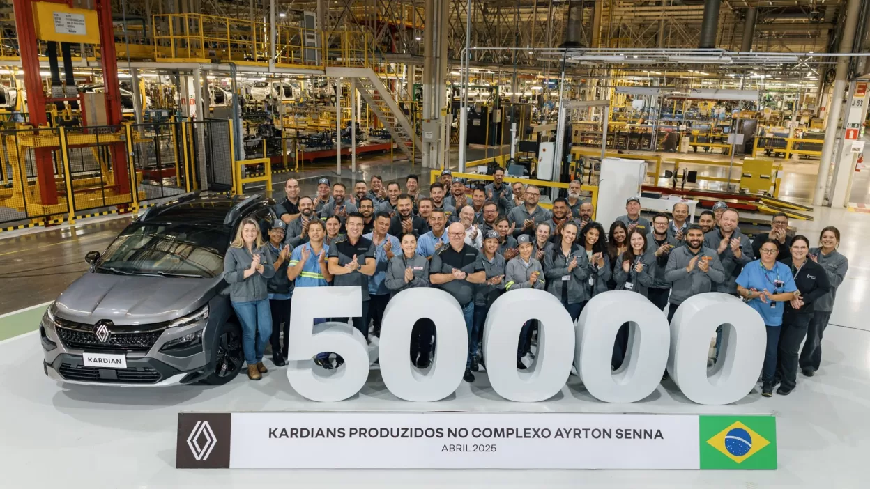Renault Kardian atinge 50 mil unidades produzidas no Brasil