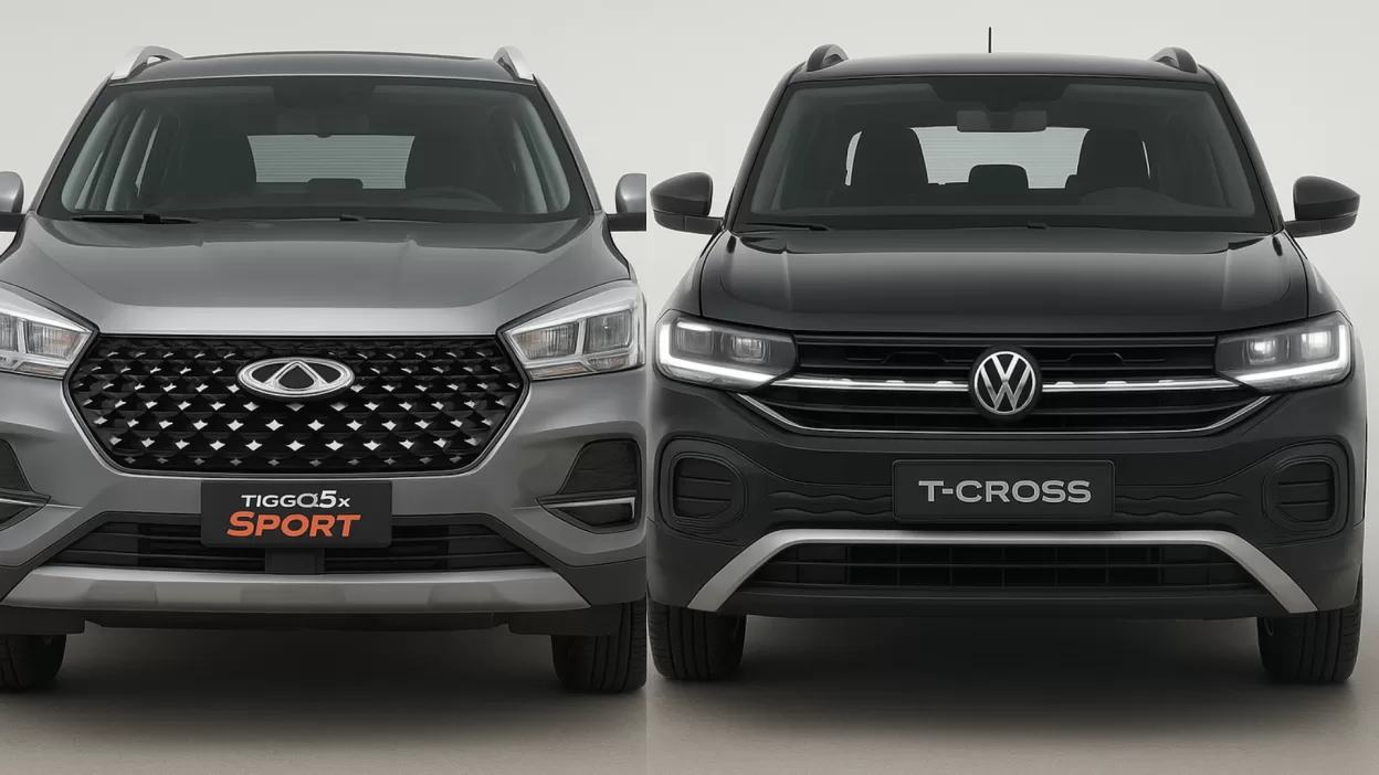 Tiggo 5x Sport ou T-Cross Sense 2026