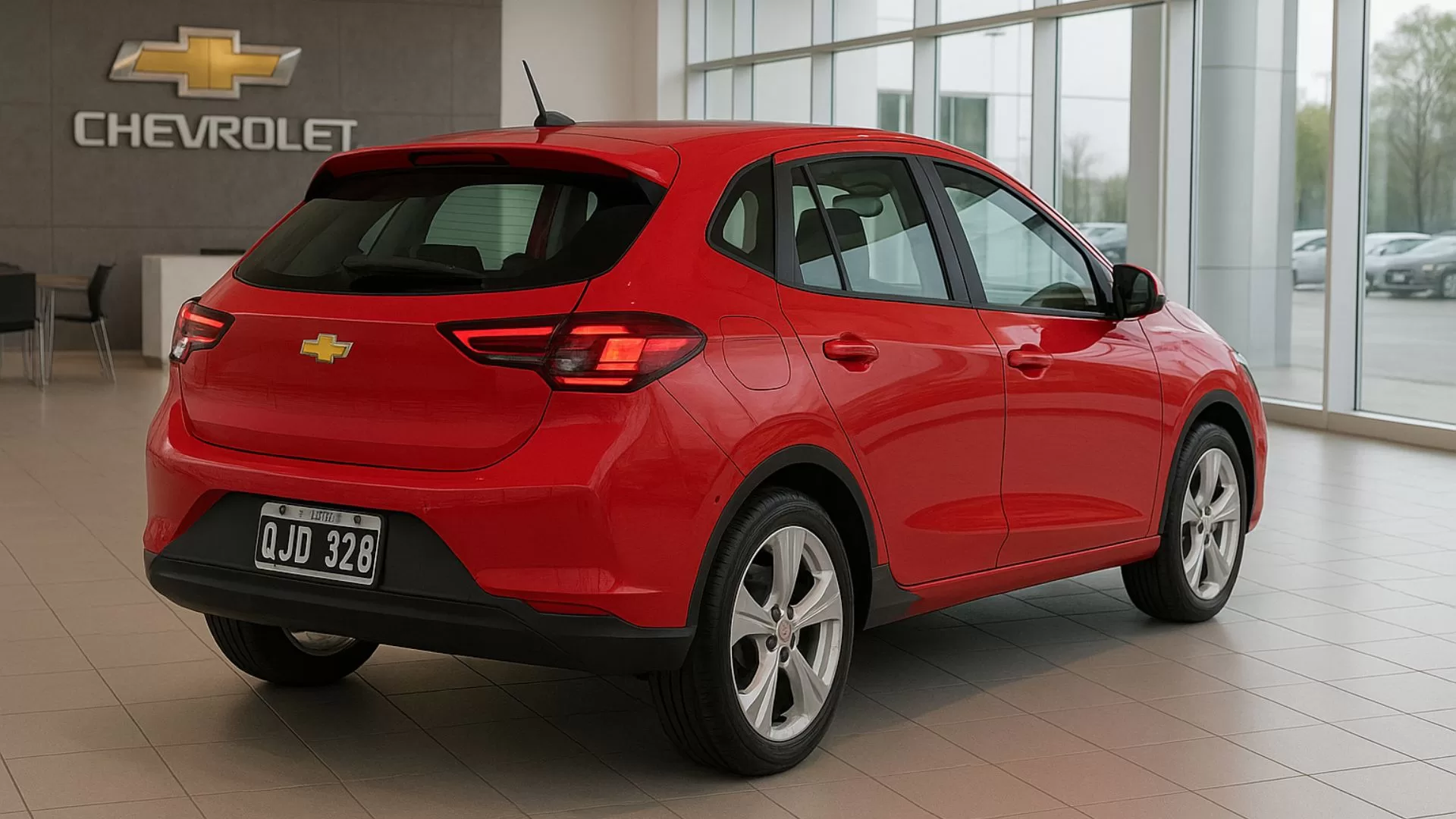 Novo Chevrolet Corsa Sport 2026 reaparece com visual esportivo e moderno: veja detalhes Traseira Novo Chevrolet Corsa Sport 2026