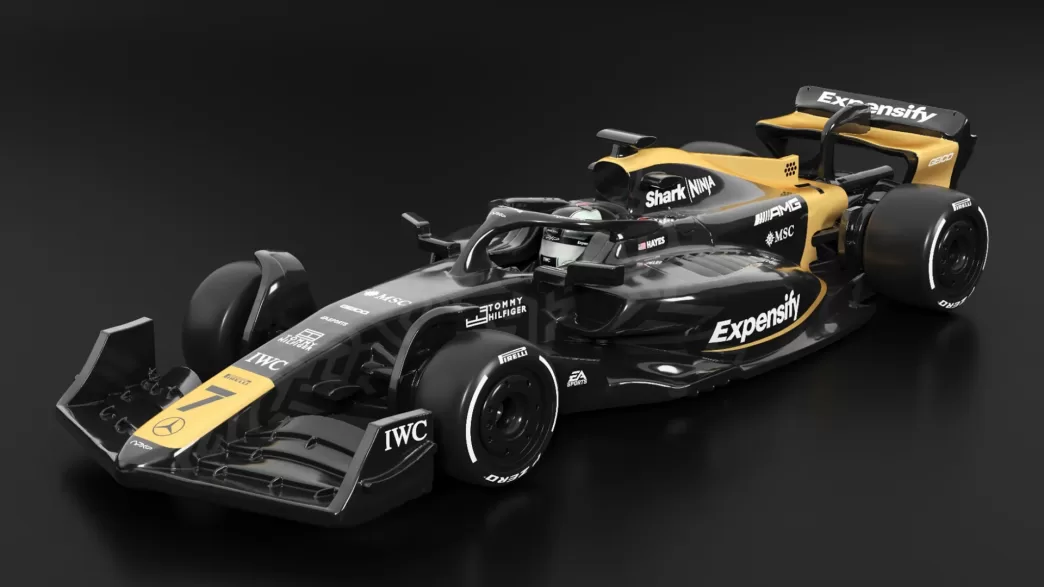 Hot Wheels Fórmula 1 do filme com Brad Pitt