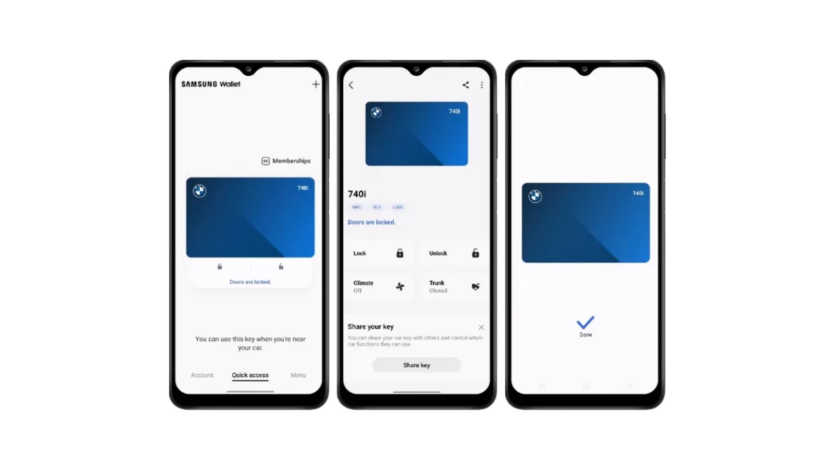 Samsung permite abrir o carro com o celular em tecnologia já disponível no Brasil