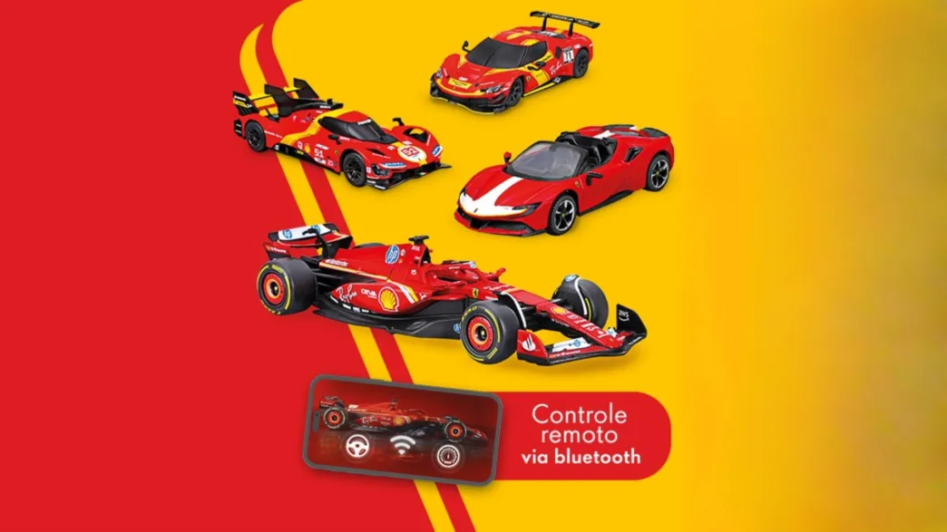Miniaturas da Ferrari Shell