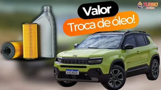Valor da Troca de Óleo Jeep Avenger (2026-2027)