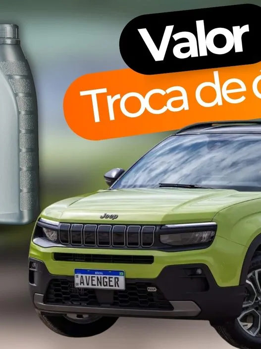 Valor da Troca de Óleo Jeep Avenger (2026-2027)
